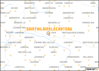 map of Saint-Hilaire-le-Château