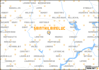 map of Saint-Hilaire-Luc