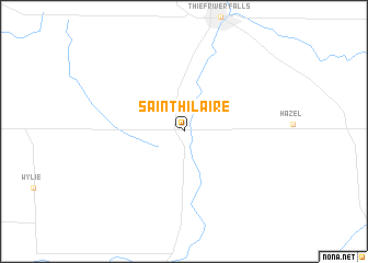 map of Saint Hilaire