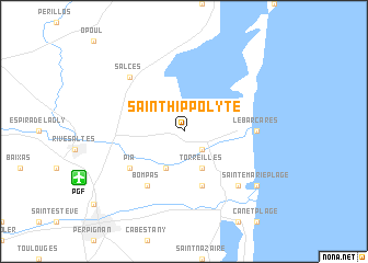 map of Saint-Hippolyte