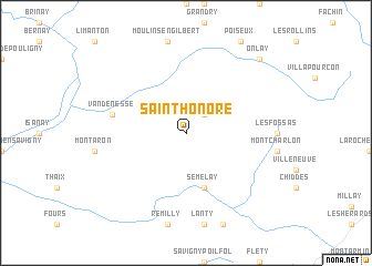 map of Saint-Honoré