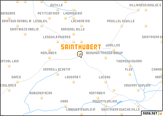 map of Saint-Hubert