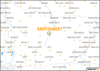 map of Saint-Hubert