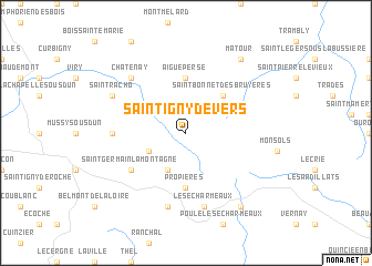 map of Saint-Igny-de-Vers