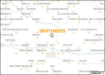 map of Saint-Imoges