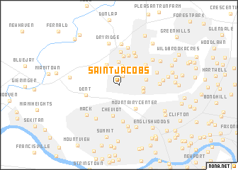 map of Saint Jacobs