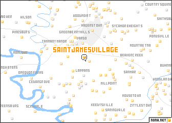 map of Saint James Village