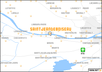 map of Saint-Jean-de-Boiseau