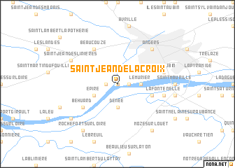 map of Saint-Jean-de-la-Croix