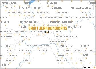 map of Saint-Jean-de-Moirans