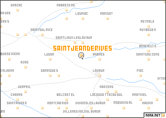 map of Saint-Jean-de-Rives