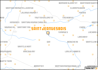 map of Saint-Jean-des-Bois