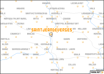 map of Saint-Jean-de-Verges