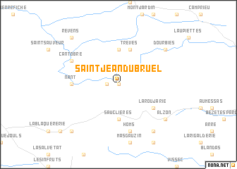map of Saint-Jean-du-Bruel