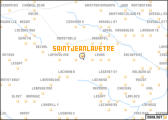 map of Saint-Jean-la-Vêtre