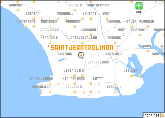 map of Saint-Jean-Trolimon