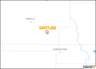 map of Saint Joe