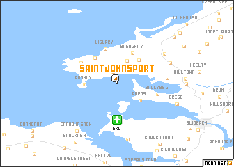 map of Saint Johns Port