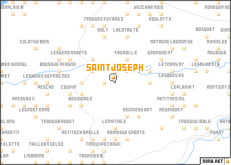 map of Saint-Joseph