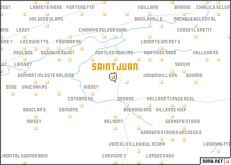 map of Saint-Juan