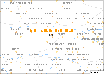 map of Saint-Julien-de-Briola