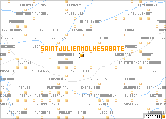 map of Saint-Julien-Molhesabate