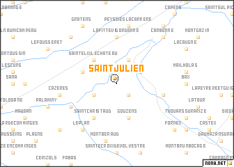 map of Saint-Julien