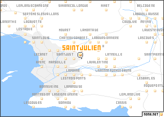 map of Saint-Julien