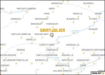 map of Saint-Julien