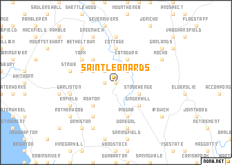 map of Saint Leonards