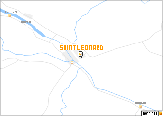 map of Saint Leonard