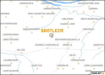 map of Saint-Lézin