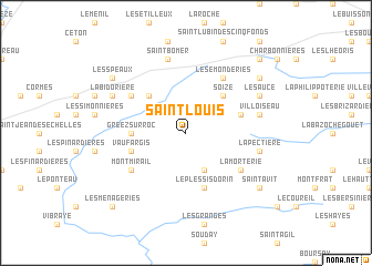 map of Saint-Louis