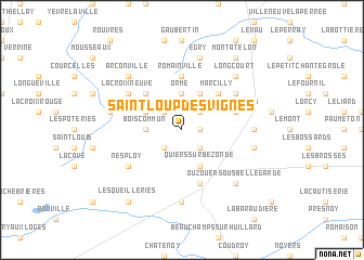 map of Saint-Loup-des-Vignes