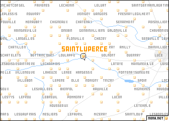 map of Saint-Luperce