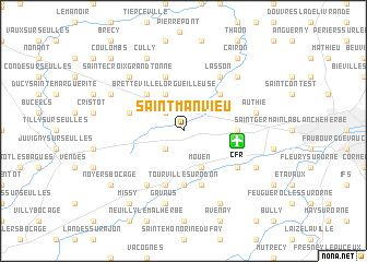 map of Saint-Manvieu