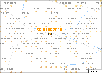 map of Saint-Marceau