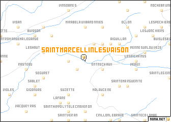map of Saint-Marcellin-lès-Vaison