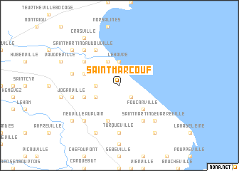 map of Saint-Marcouf