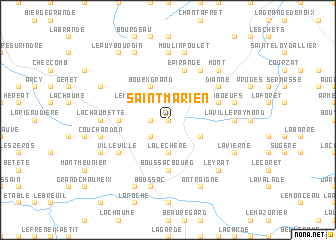 map of Saint-Marien