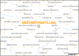 map of Saint-Martin-du-Tilleul