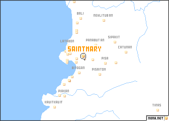 map of Saint Mary