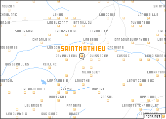 map of Saint-Mathieu
