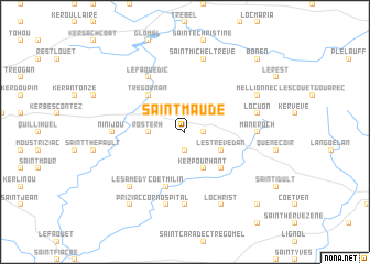 map of Saint-Maudé