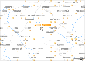 map of Saint-Maudé