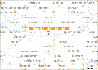 map of Saint-Méard-de-Dronne