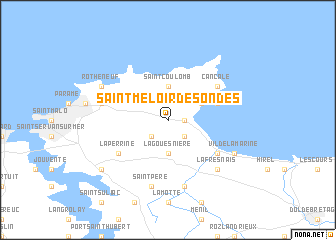 map of Saint-Méloir-des-Ondes