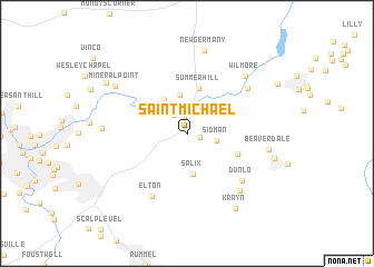 map of Saint Michael