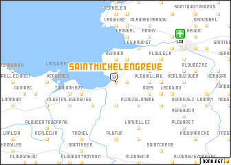 map of Saint-Michel-en-Grève