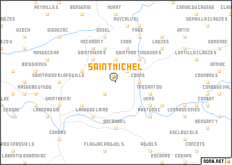 map of Saint-Michel